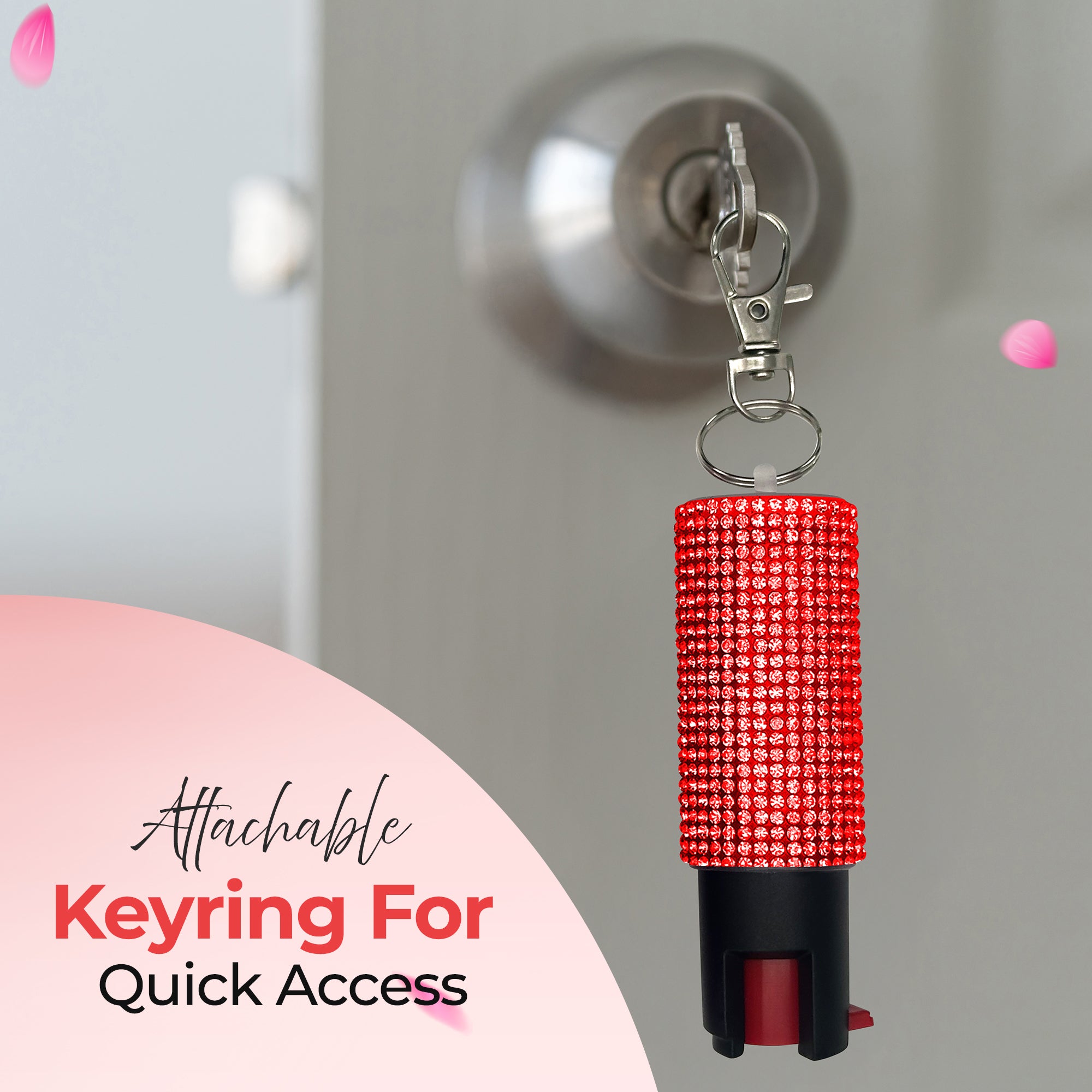 FURY Gem Stone Pepper Spray and Lipstick Stun Gun Combo