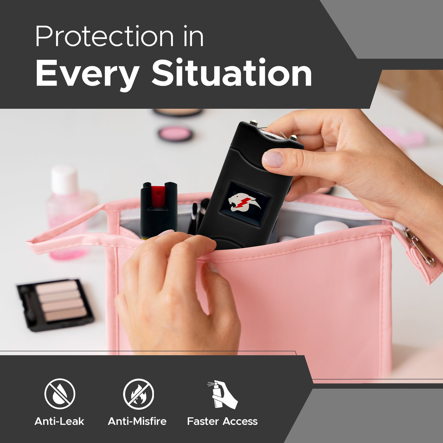 FURY Pepper Spray Stun Gun Combo