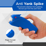 FURY Mako Stun Gun with Anti-Yank Spike & LED Flashlight - Blue