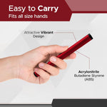 FURY Pen Stun Gun with LED Flashlight - Rechargeable Discreet Self-Defense - Red
