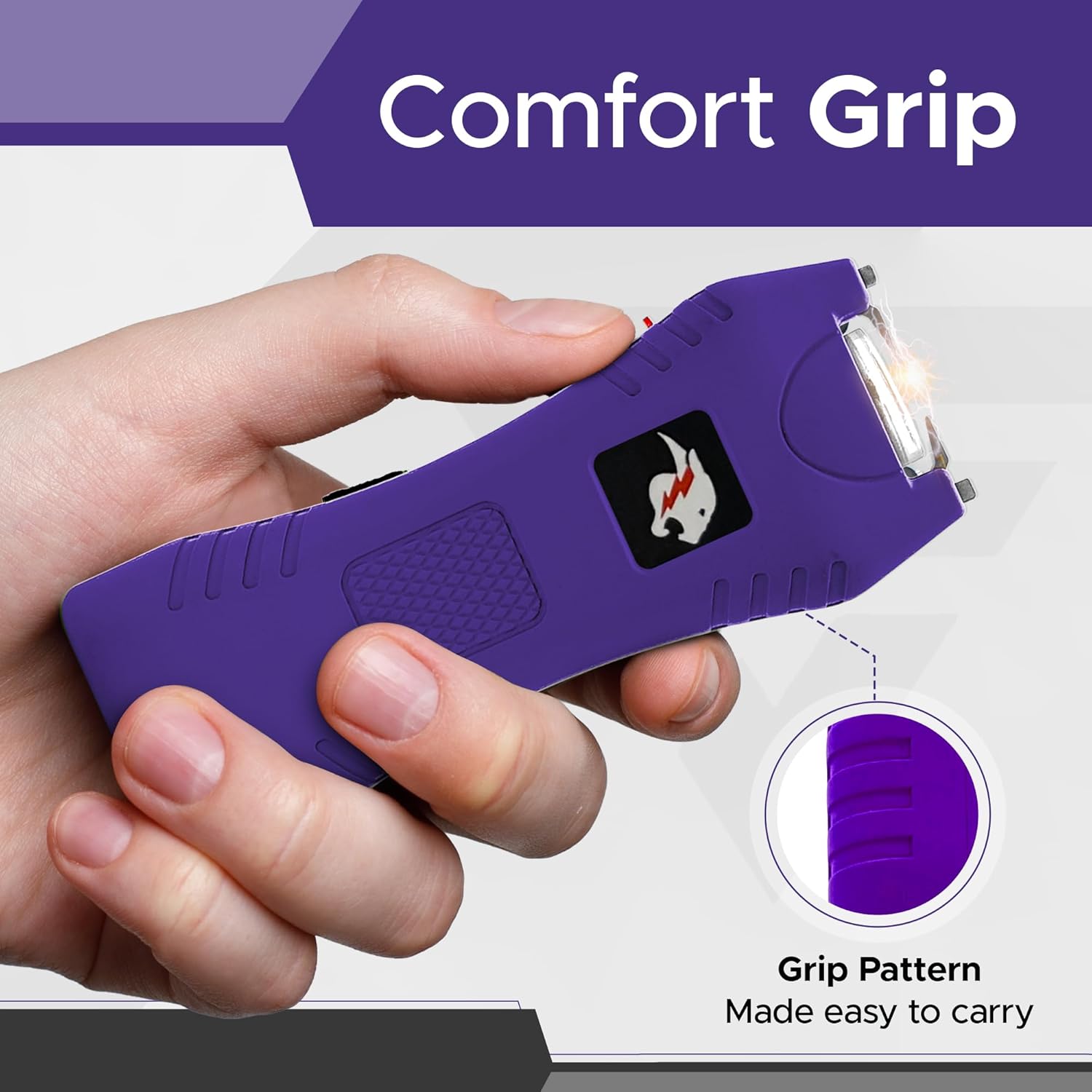FURY Cheetah Rechargeable Stun Gun with LED Flashlight