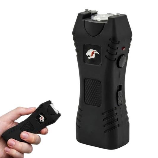 [BLACK] FURY Cheetah Rechargeable Stun Gun with LED Flashlight
