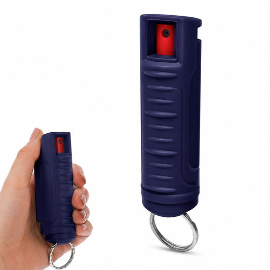[PURPLE] FURY_Flip_Top_Hardshell_Pepper_Spray_-_Quick_Access_12ft_Range_with_UV_Dye