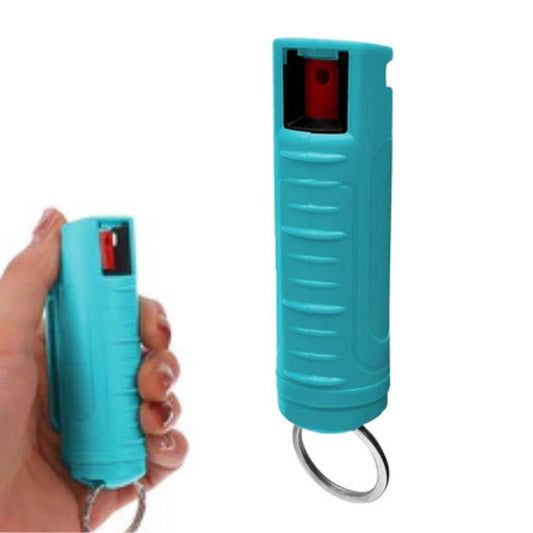 FURY Hardshell Pepper Spray - Max Strength with 12ft Range & UV Dye - Blue