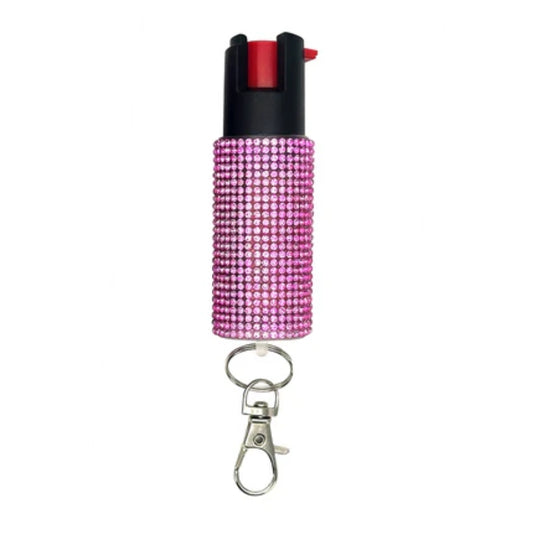 [PINK] FURY Rhinestone Pepper Spray
