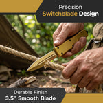 FURY Titanium PVD Special Knife - Gold