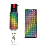 Rhinestone stun gun pepper spray combo