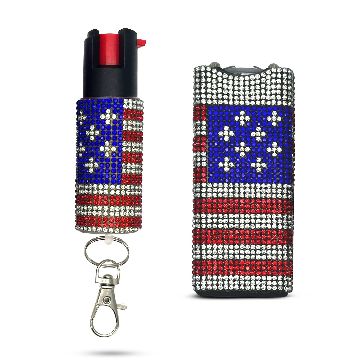 FURY Gem Stone Pepper Spray Stun Gun Combo