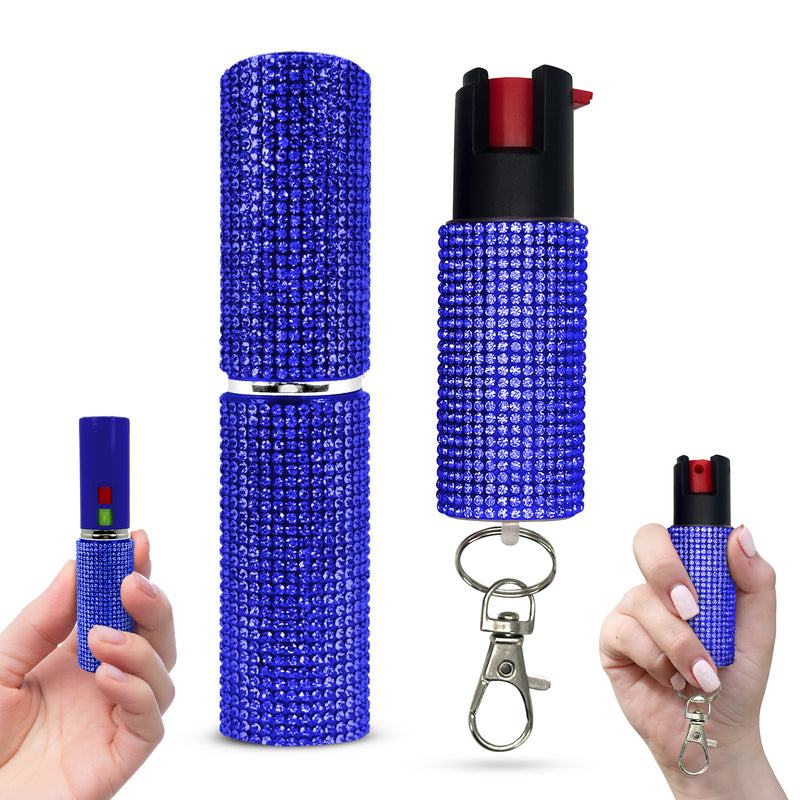 FURY Gem Stone Pepper Spray and Lipstick Stun Gun Combo