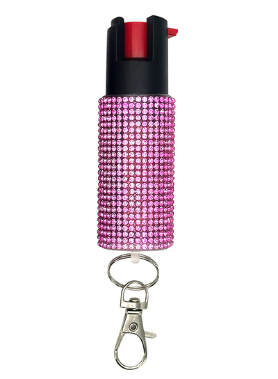 FURY Rhinestone Pepper Spray - PINK - FuryUSA