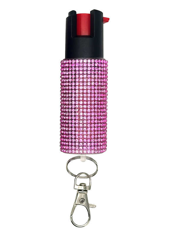FURY Rhinestone Pepper Spray - PINK - FuryUSA